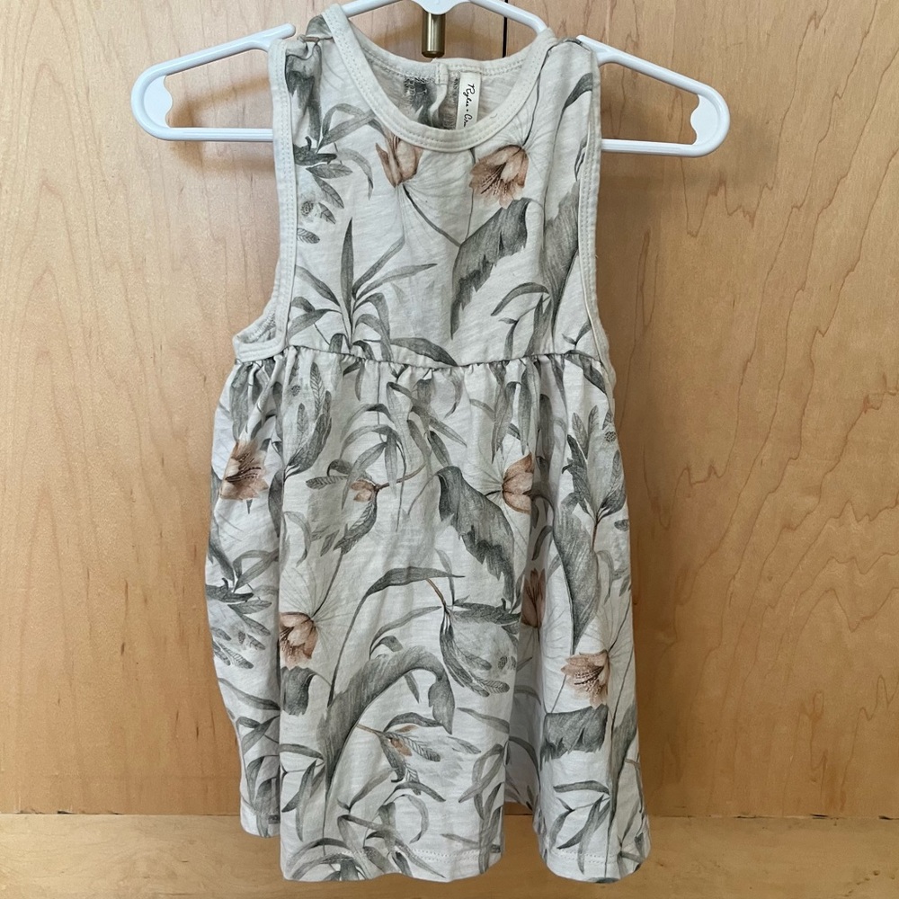 Rylee + Cru girls cotton floral Layla tank dress 18 - 24 months